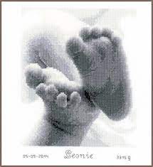 Baby feet, pn-150172,  20 x 18  cm