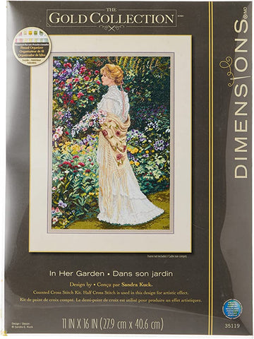 In her garden, gold collection, 35119, 28 x 41 cm