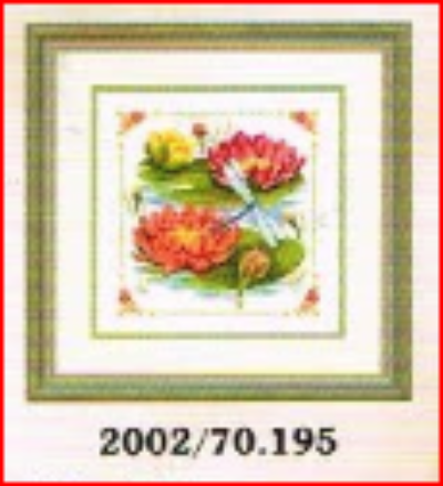 Waterlelies, 2002/70.195, 17 x 17 cm