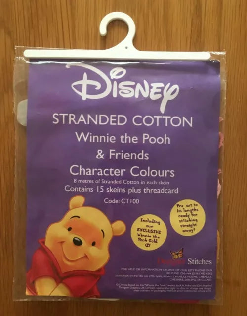 Stranded cotton Winnie the  Pooh and friends, ct100