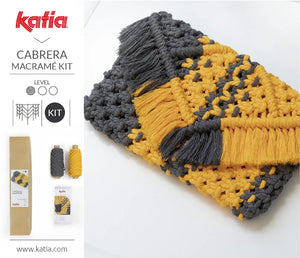 Macrame kit tasje clutch with fringing