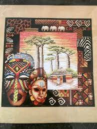 Ambiance africaine, royal paris 0003, 28 x 28 cm