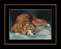 Sleeping dog, lanarte 0147568, 34 x 24 cm