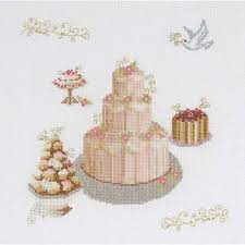 Wedding cake , bk1278,  30 x 30 cm