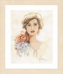 Romantic lady, pn-018331, 33 x 38 cm