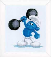 Hefty smurf, pn-0185736, 17 x 18 cm