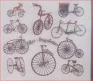 Les Bicyclettes, BD 196 L, boulet dore, 40 36 cm
