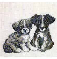 Lieve puppies, 12-2446, 20 x 20 cm
