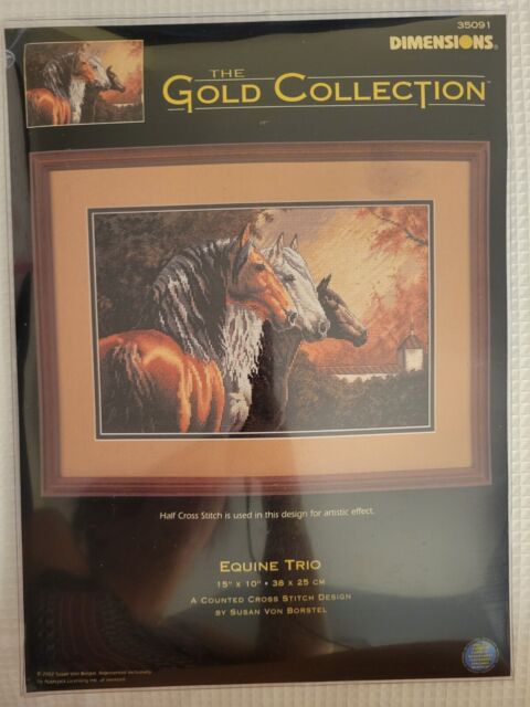 Equino trio, gold collection, 35091, 38 x 25 cm