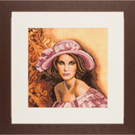 Lady on special event, lanarte 35100, 30 x 30 cm