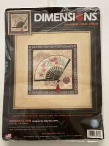 Oriental fan, 35170, 30 x 30 cm