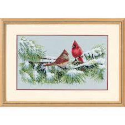 Winter cardinals, 35178, 38 x 23 cm