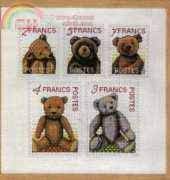 Margot Marie Coeur, Timbres ours,  4196, 40 x 40 cm