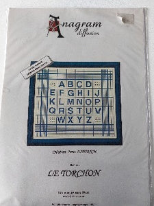 Le torchon, anagram, A649, 45 x 40 cm