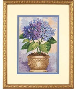 Hydrangea in bloom, gold collection, 6959, 13 x 18 cm