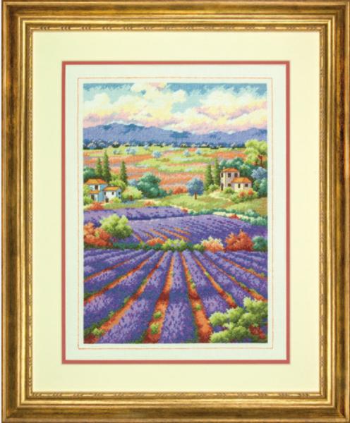 Fields of lavender, gold collection,70-35299, 30 x 40 cm