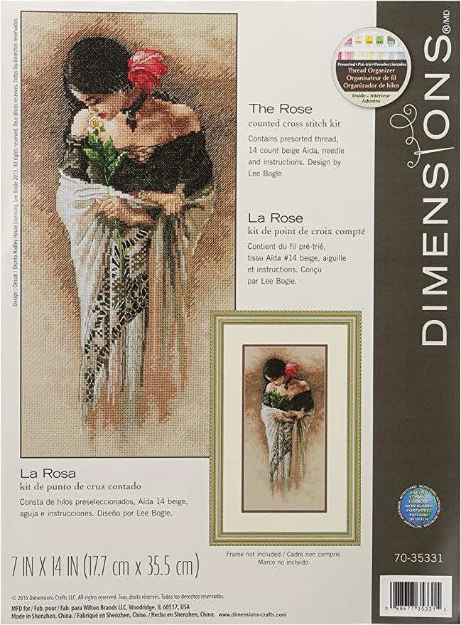 The rose, 70-35331, 18 x 35 cm