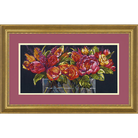 Flowers of joy, gold collection, 70-35364, 45 x 23 cm