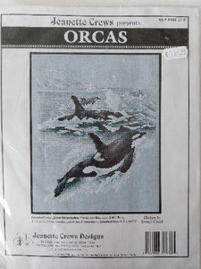 Orcas, jeanette crews, 8106-27-k,  23 x  27 cm