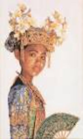 Indonesische danseres , 947, 38 x 89  cm