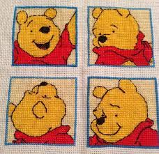 Poohs squares, Winnie the Pooh, B70, 12 x 12 cm,