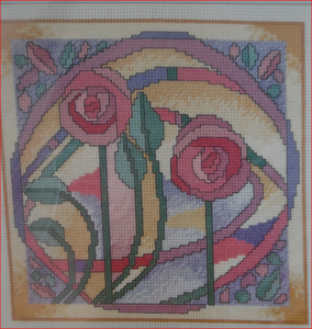 Derwentwater designs,mackintosch rose window mkw 18 x 18
