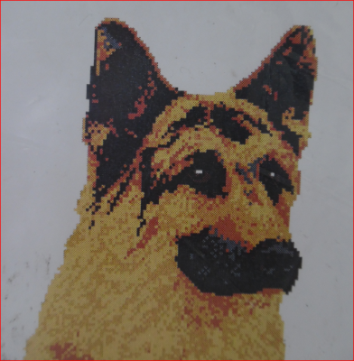 FACES German Shepherd DX213C, 17,2 x 21,2 cm