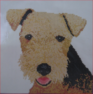 FACES  Lakeland Terrier  DX252, 19,4 x 20,9 cm