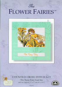 Flower Fairies The Tansy Fairy card kit, K4555,  17 x 17 cm