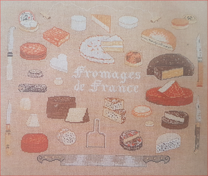 Les Fromages, laurence roque,   42 X 55 cm