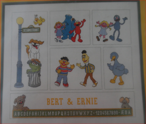 Bert & Ernie Sesamstraat 39-7410, 53 x 46 cm