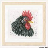Black chicken, pn-0157489, 19 x 19 cm