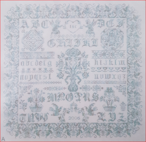 A lobe song, stitch company tsck-n062, 44 x 44 cm